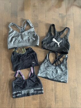 Bundle of 5! Sports Bras - Assorted Strappy Styles